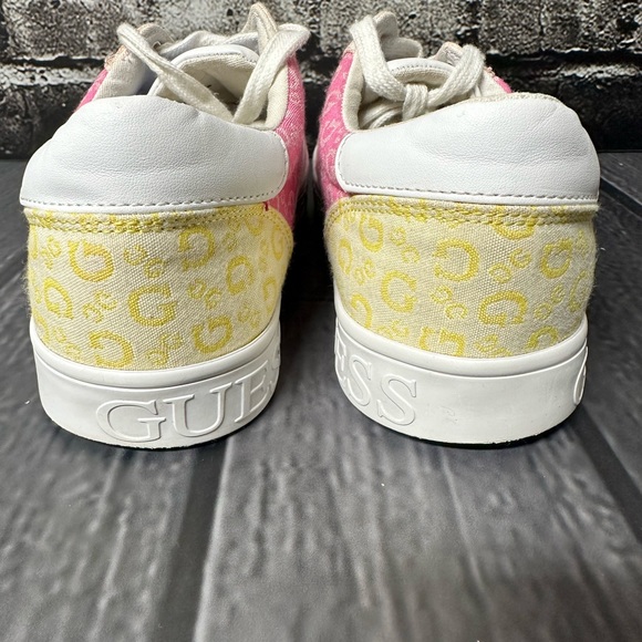 Guess Y2K Multicolor Pink Blue Yellow Sneakers Womens 10 - Picture 8 of 10